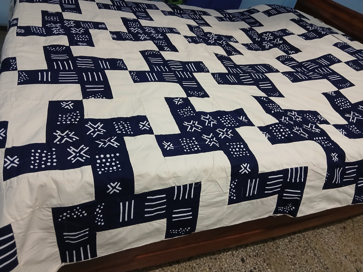 Des couvres-lits en patchwork