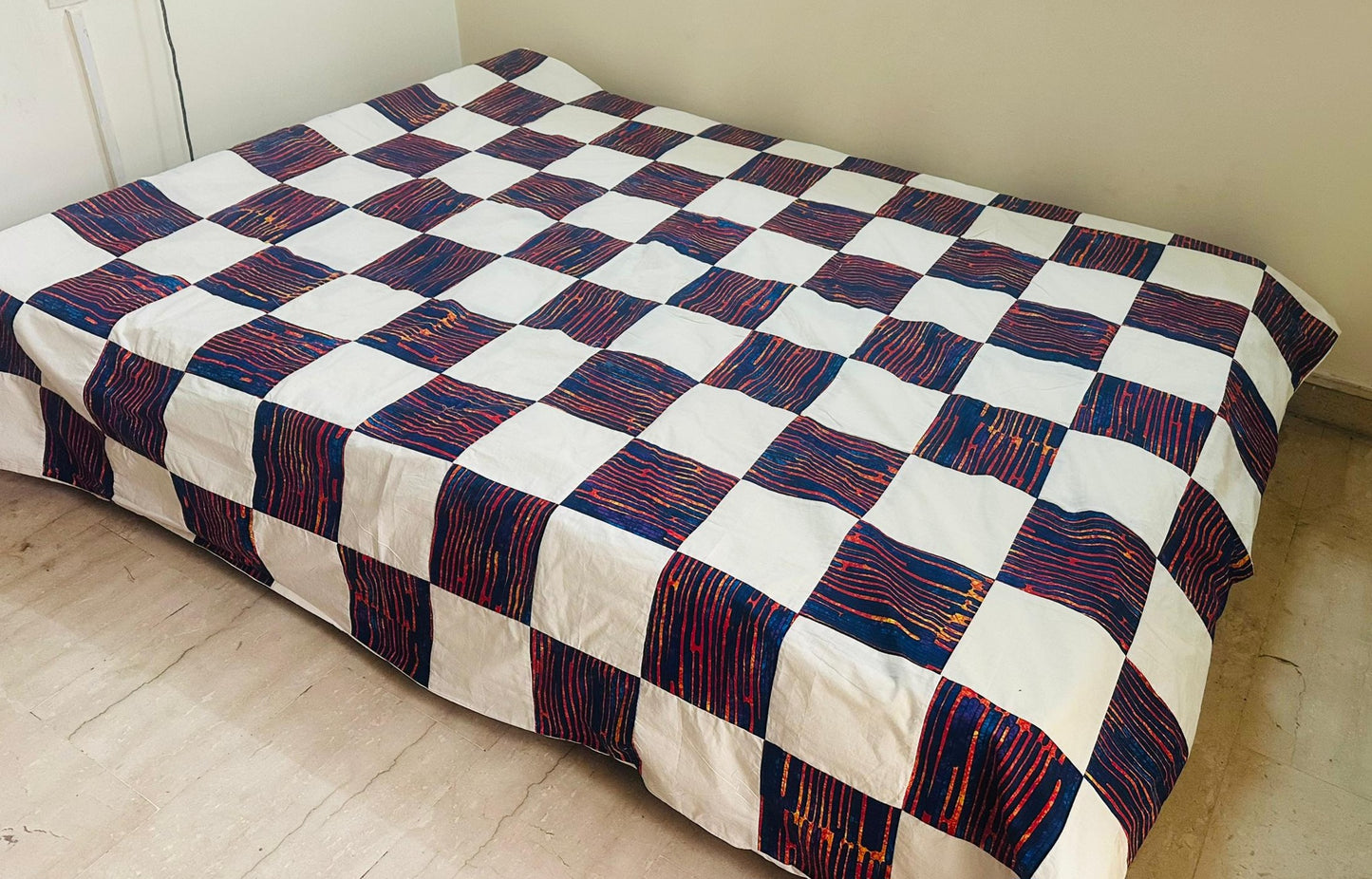 Des couvres-lits en patchwork