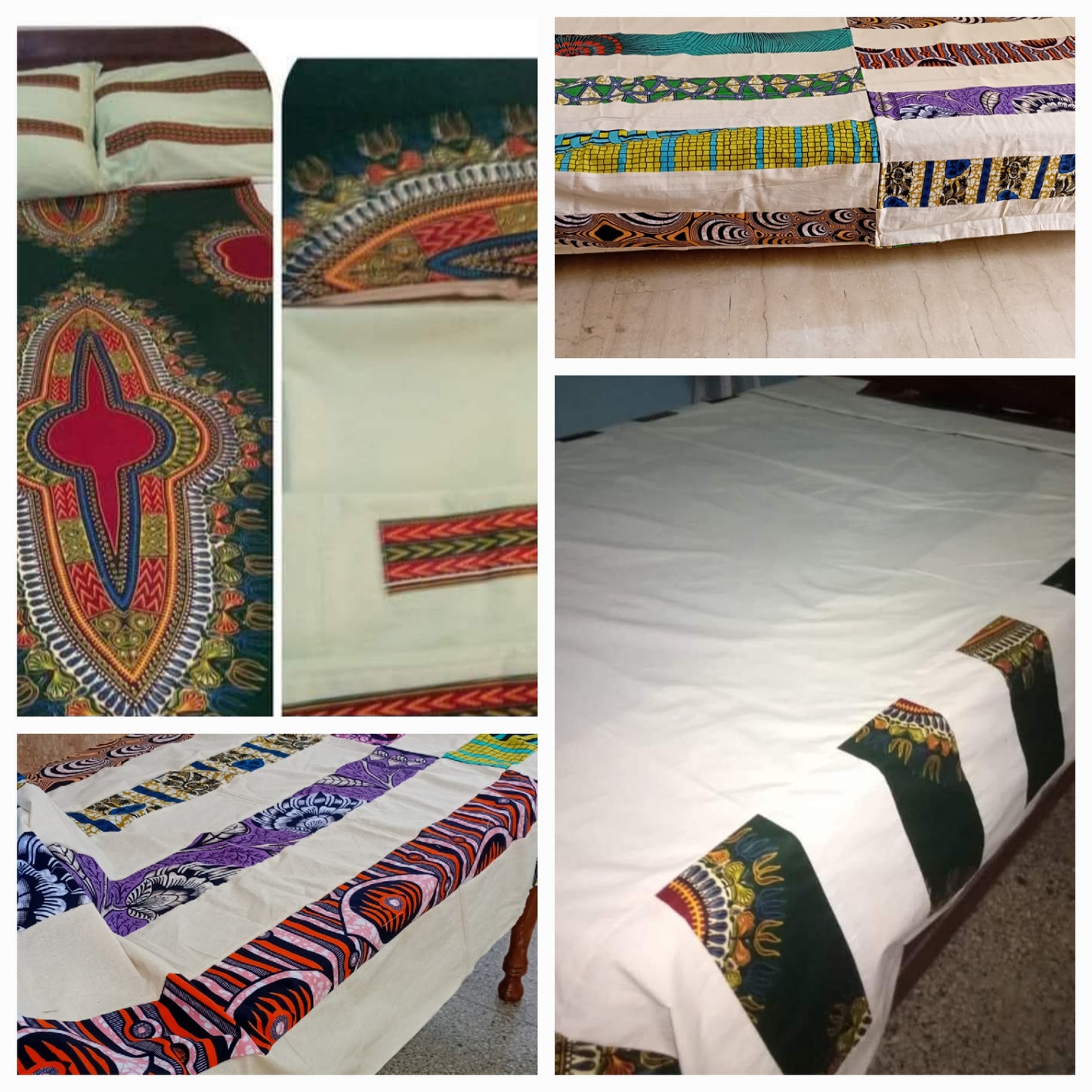Des couvres-lits en patchwork