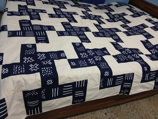 Des couvres-lits en patchwork